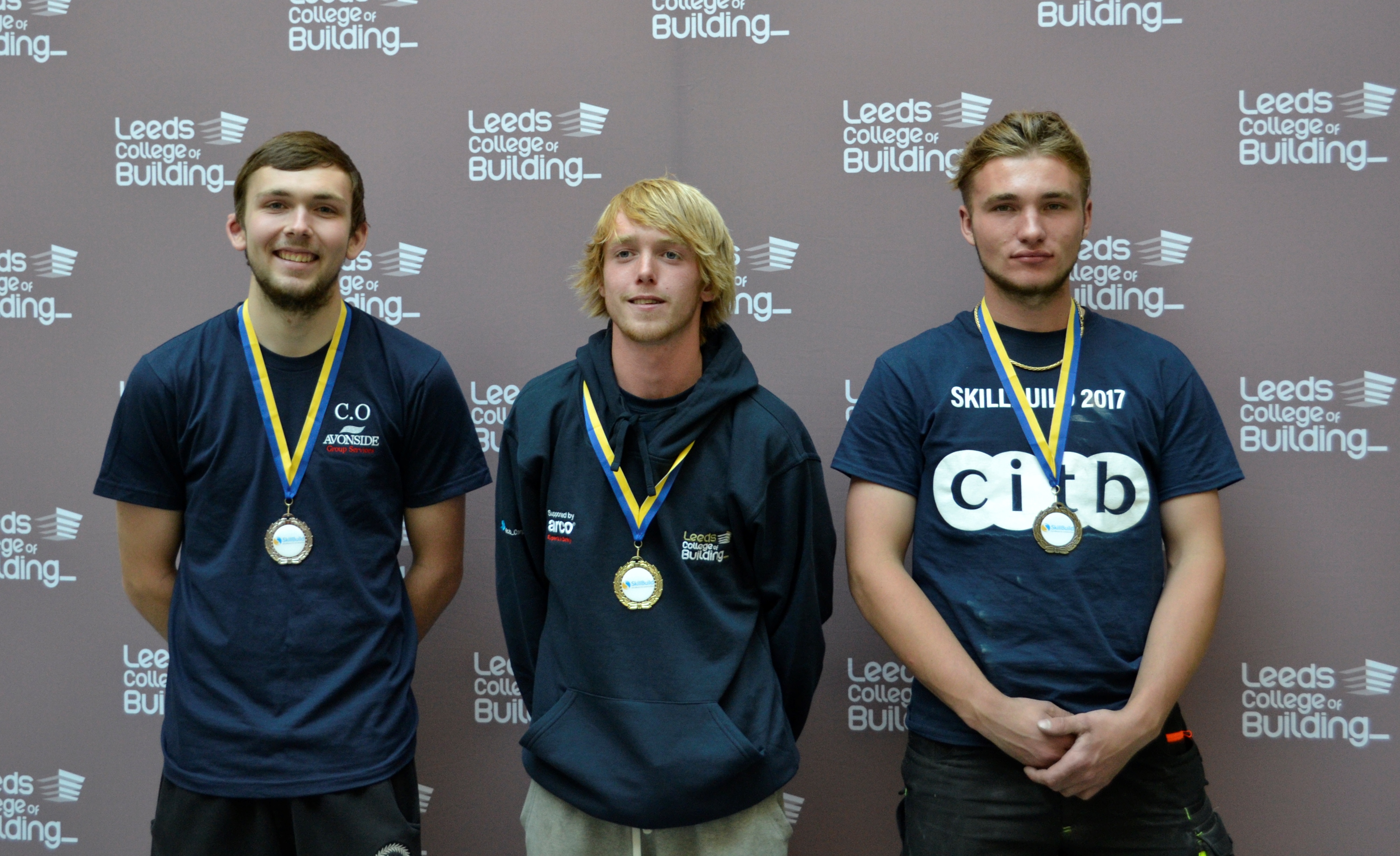Leeds College of Building students win 17 top place positions in regional skill competitions.