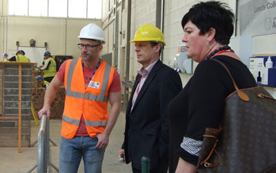 Keepmoat visit the College