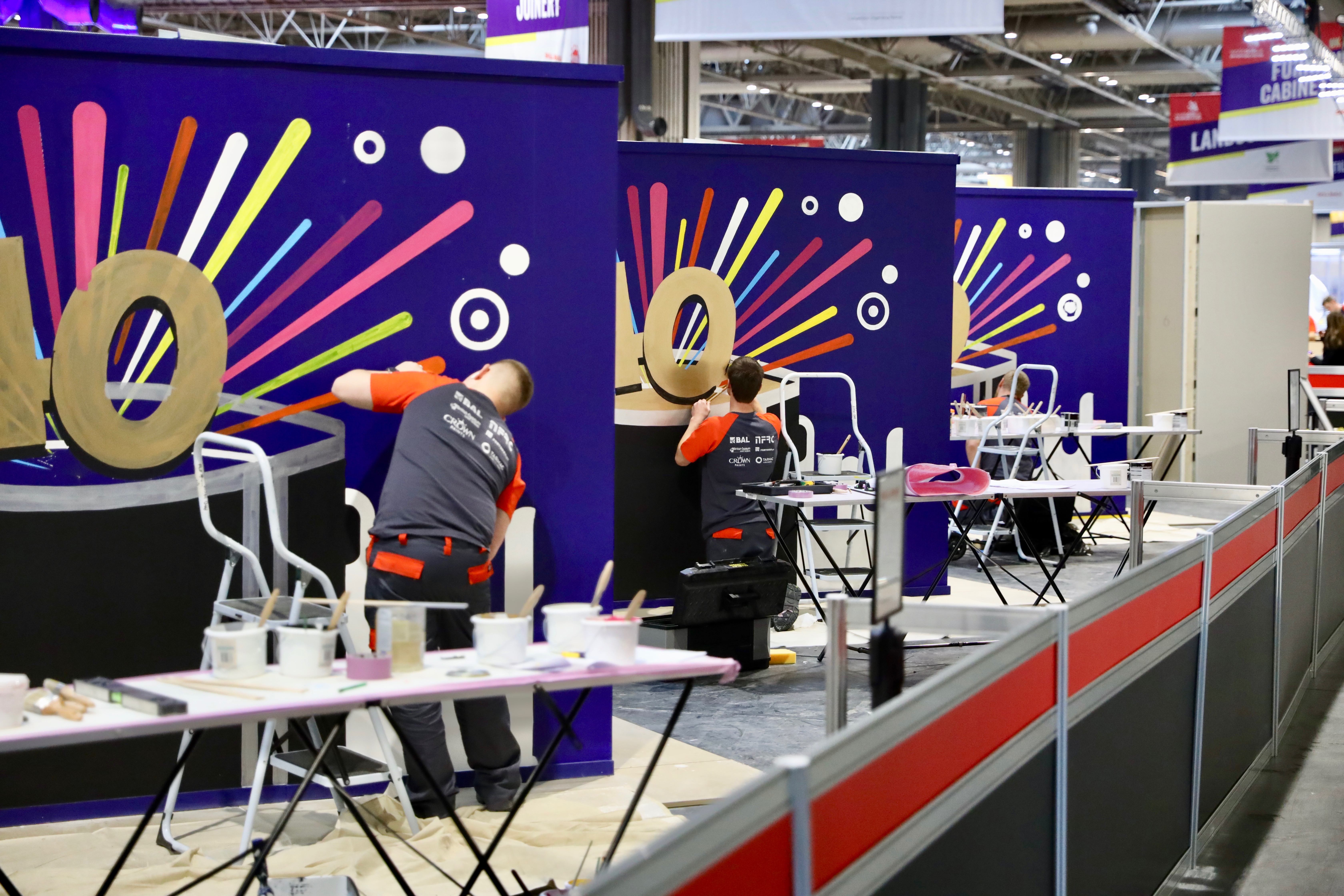 Painting & Decorating students take part in the WorldSkills competition