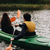 Student in kayak on enrichment trip