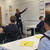 Bali presenting to students