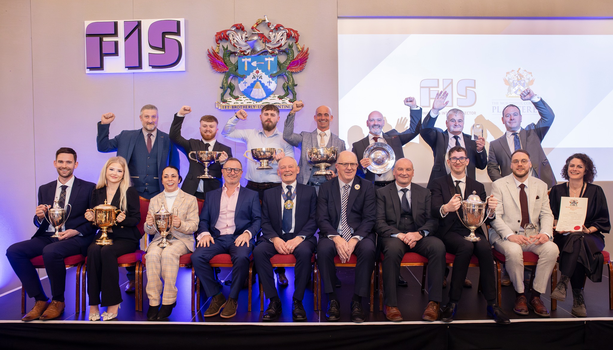 FIS and The Worshipful Company of Plaisterers recognise lasting contributions to training and development in plastering and interior trades