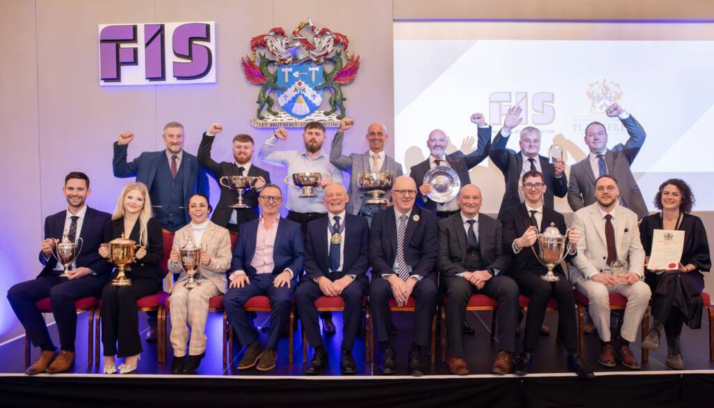 Image of all the winners and runners up of the FIS awards.