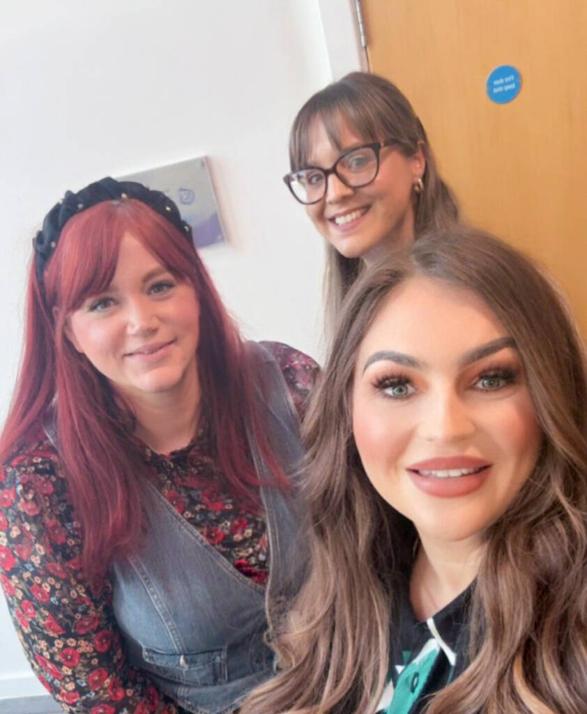This image depicts three members of the LCB quality team.