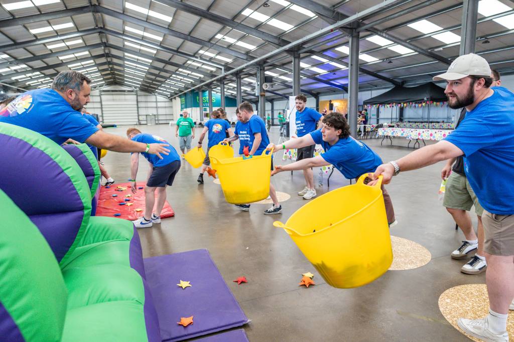 LCB team 'The Foundation of Diversity' competing in an activity
