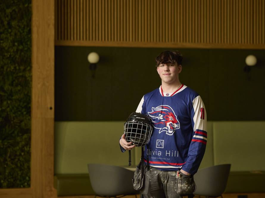 Leeds College of Building (LCB) student Oscar Davis