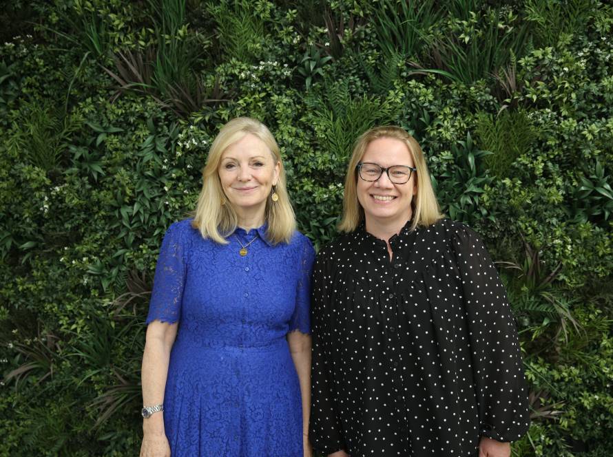 Nikki Davis, LCB CEO and Principal with The Mayor of the West Yorkshire Combined Authority Tracy Brabin.
