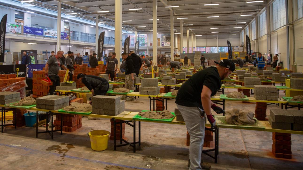 LCB South Bank hosts two national bricklaying competitions