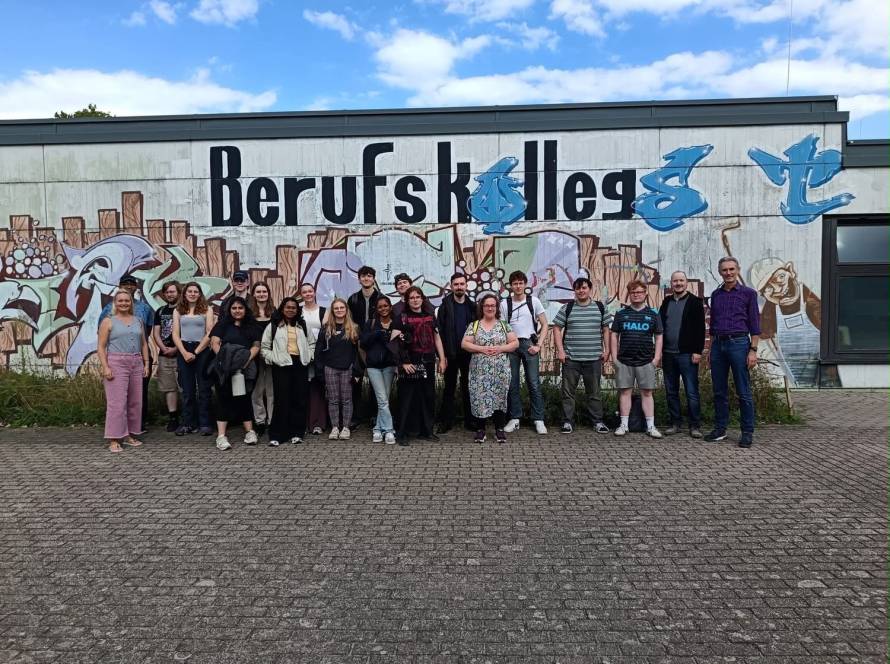 A group of 17 Leeds College of Building (LCB) Transport Planning Technician Apprentices have completed a week-long transport field trip across the Netherlands and Germany.