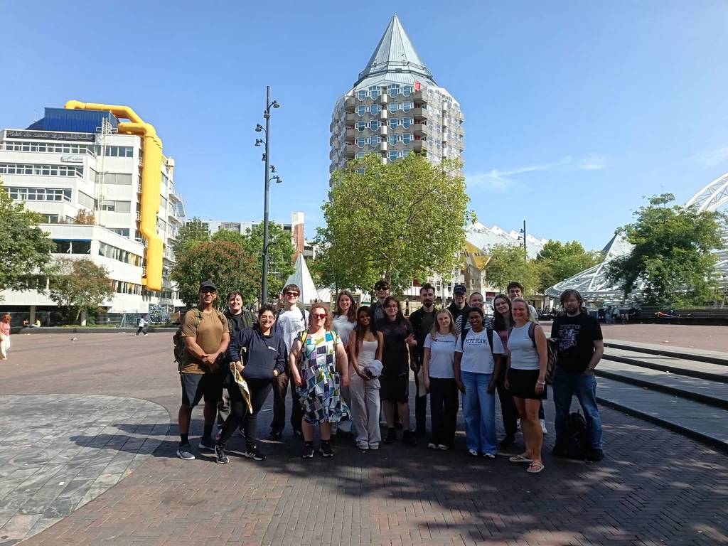 A group of 17 Leeds College of Building (LCB) Transport Planning Technician Apprentices have completed a week-long transport field trip across the Netherlands and Germany.