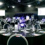 This photo depicts the award venue before the event.