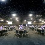 This photo depicts the award venue before the event.