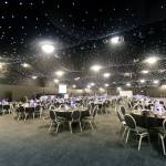 This photo depicts the award venue before the event.