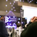 This photo depicts a decoration at the venue which has the BIG Awards logo.
