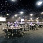 This photo depicts the award venue before the event.