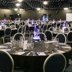 This photo depicts the award venue before the event.