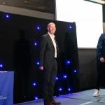 This photo depicts host Rich Williams introducing the LCB member of staff in charge of handing out the SBS awards.