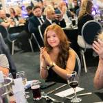 This photo depicts multiple guests at the awards sitting at their tables.
