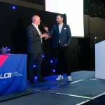 This photo depicts host Rich Williams introducing the LCB member of staff in charge of handing out the Construction Crafts awards.