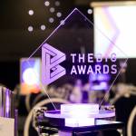 This photo depicts a decoration at the venue which has the BIG Awards logo.