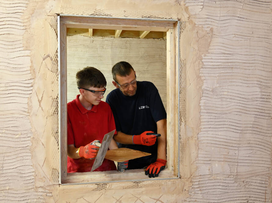 Terry Gibson is a Plastering Lecturer at LCB.